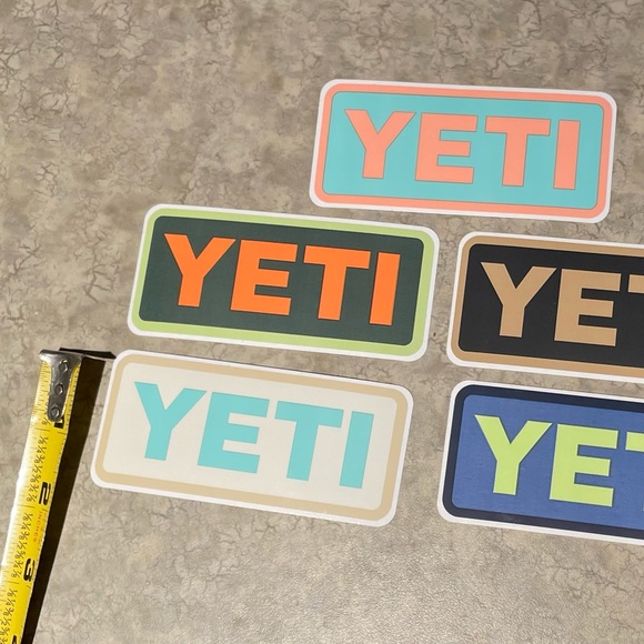5 Yeti Stickers - Picture 3 of 3